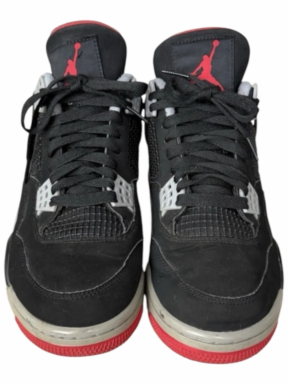 2019 Nike Air Jordan 4 IV Retro OG 308497-060 Bred Black Cement Mens Size 8.5